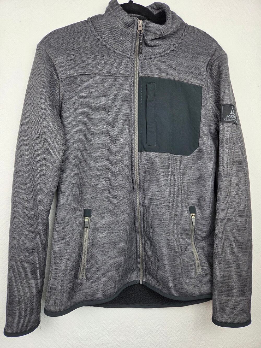 Ascend Exploration Performance Outdoor Fleece-lined Jacket Women's Large Gray